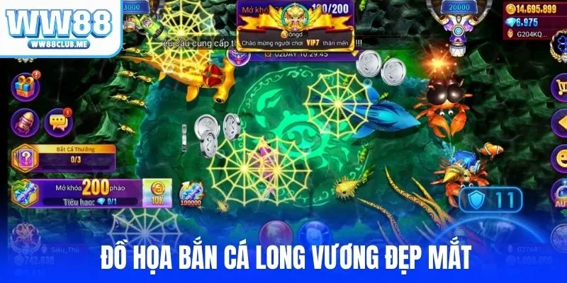 Đồ hoạ game săn cá tạo sự đẹp mắt